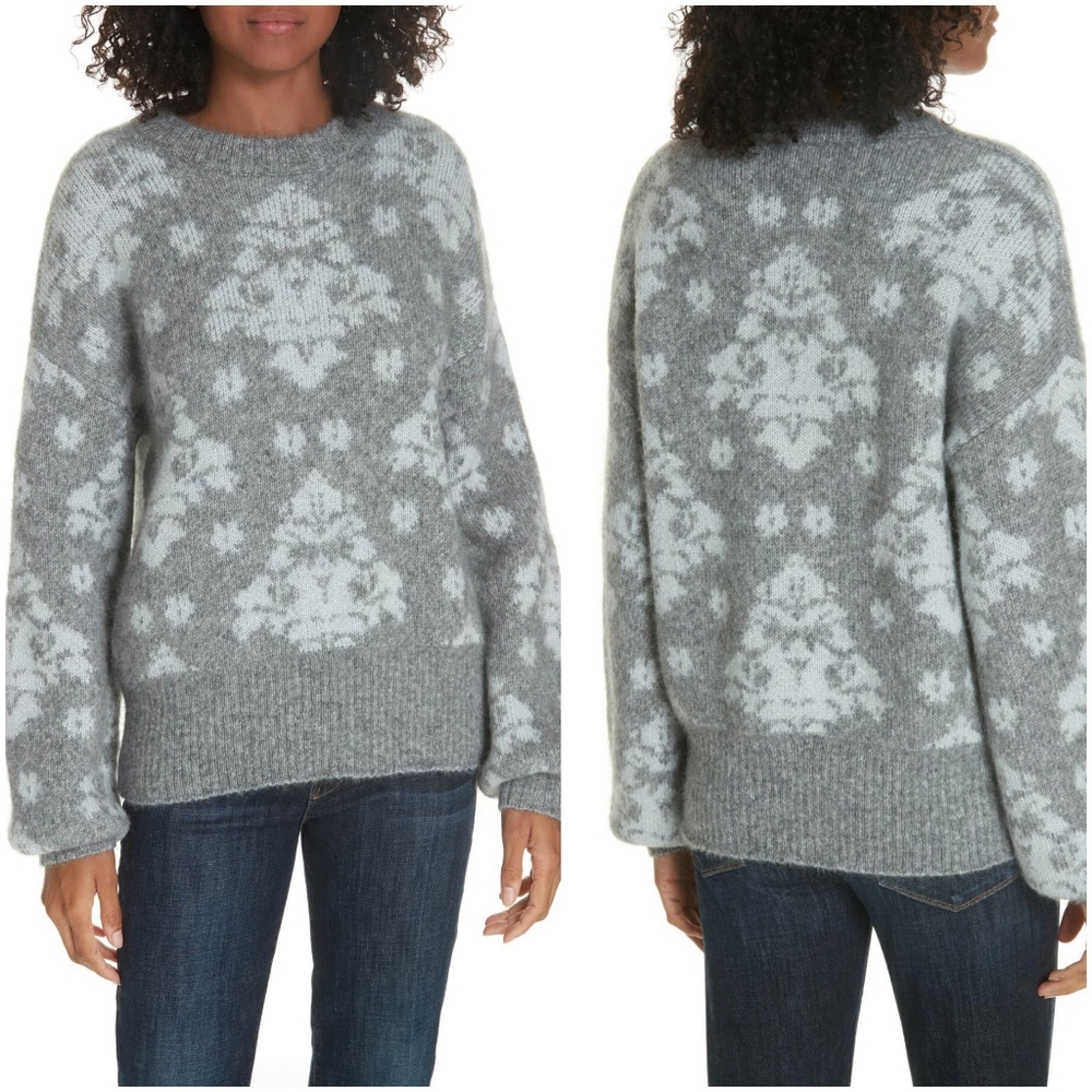 Lewit Jacquard wool sweater